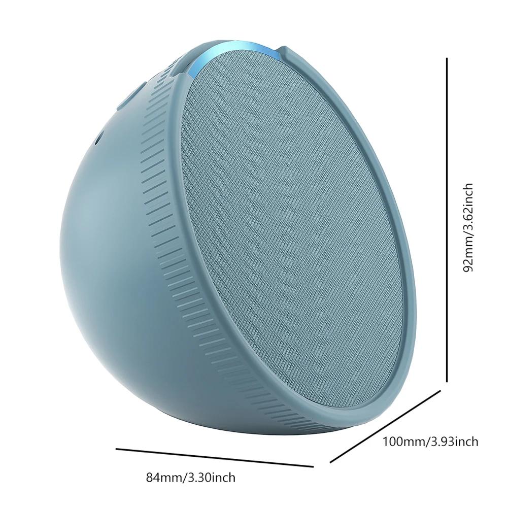 Wandmontierter Smart Speaker Halter Verhindert Herunterfallen Lautsprecherregal Heimdekoration Eingebautes Kabelmanagement für Amazon Echo Pop