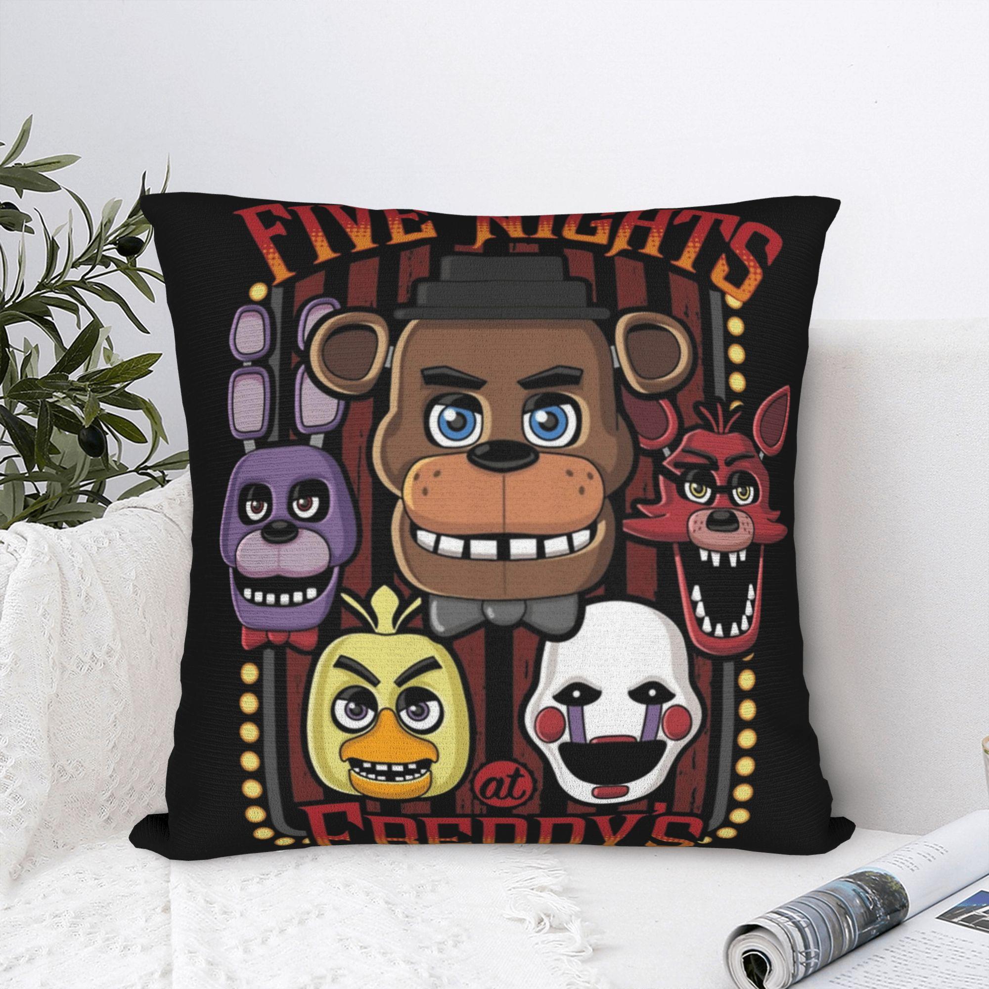 Pandara Jewelry Unisex Fnaf At Freddys Pillow Case Soft Pillow Cover Cute Funny Pillowcases For Living Room Sofa