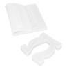 DIY Flexible Silicone Mold O-Shaped Feet Transparent DIY Crystal Mold T-Shaped Feet Flexible Casting Mould Home Office Decor