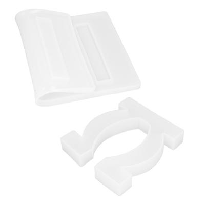 DIY Flexible Silicone Mold O-Shaped Feet Transparent DIY Crystal Mold T-Shaped Feet Flexible Casting Mould Home Office Decor