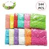 Vibrant 144pcs Artificial Foam Roses With Stems In Multiple Colors For Wedding And Home Decor