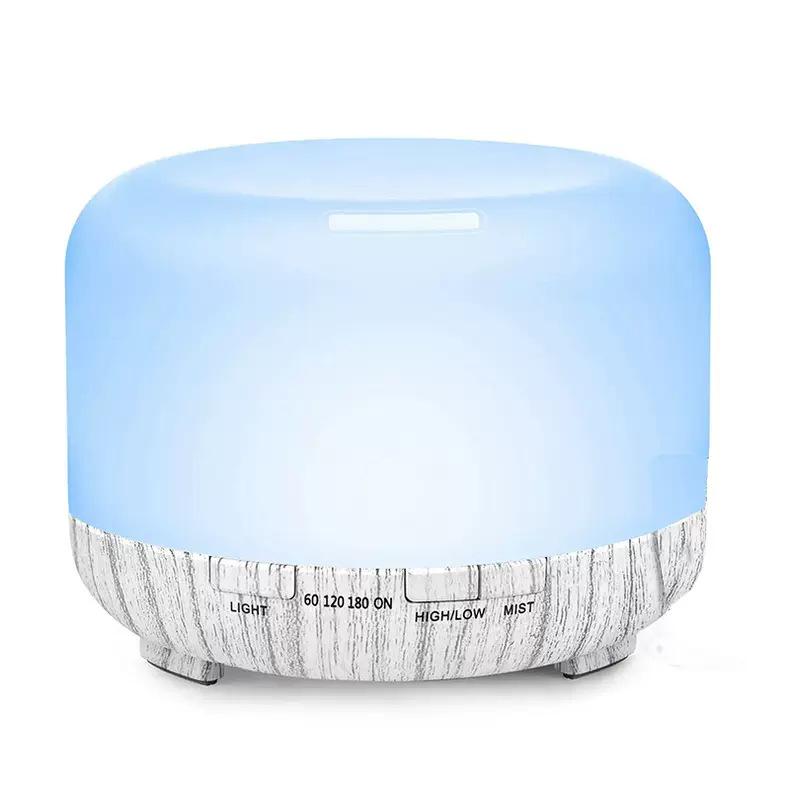 Remote Control 500ml Ultrasonic Aromatherapy Humidifier with Colorful Night Light