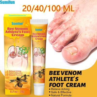 20/40/100 ML Foot Odor Care Cream Bee Relieves Redness and Swelling Soothing Itchy Feet Effectively Summer Home Essential