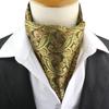 Pánská kravata Žakárová Květinová Paisley Pánská kravata Svatba Formální Ascot Šátek Samozavazovací Britský Gentleman Polyester Měkká kravata Luxusní