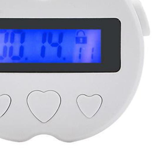 1 Set Smart Time Lock Long Battery Life Love Heart Shape Rechargeable Bondage Timer Couples Accessories for Home