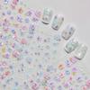 DIY Nail Art Stickers Self Adhesive Manicure Stickers Long Lasting Flowers Nails Decals  Nail Art