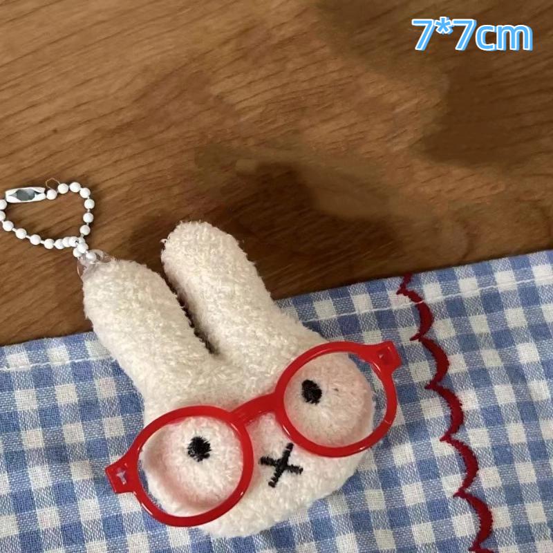 Kawaii Rilakkuma Anime Cartoon Plush Toys Keychain Cute Cartoon Backpack Pendant Accessories Gifts