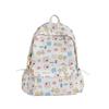 New Girl Cute Backpack Large Capacity Versatile Backpack Printed College Student Campus Style Backpack Sweet Backpack