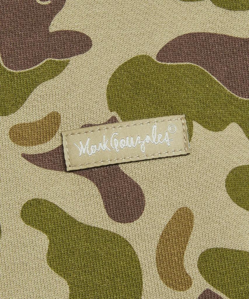 Small Box Logo Camo Sweat Hoodie - Beige