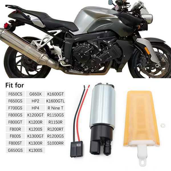 Set Pompa Carburante Moto BMW K120, Metallo + ABS, Colore: Come mostrato