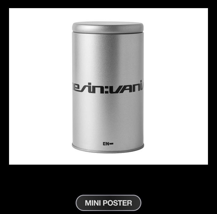 ENHYPEN [GRZECH]: VANISH] OFICJALNE MD (Metalowe Pudełko Zestaw Zdjęć)