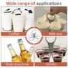 Foldable Drink Carrier with Handle Rotating Cup Caddy for 6 Drinks Outdoor Beverage Racks Portable Drink Carrier for Beer Coffee