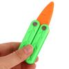 3D Printing Gravity Radish Knife Mini Carrot Model Push Card Decompressionn Toy Student Prize Children'S Cognitive Toys