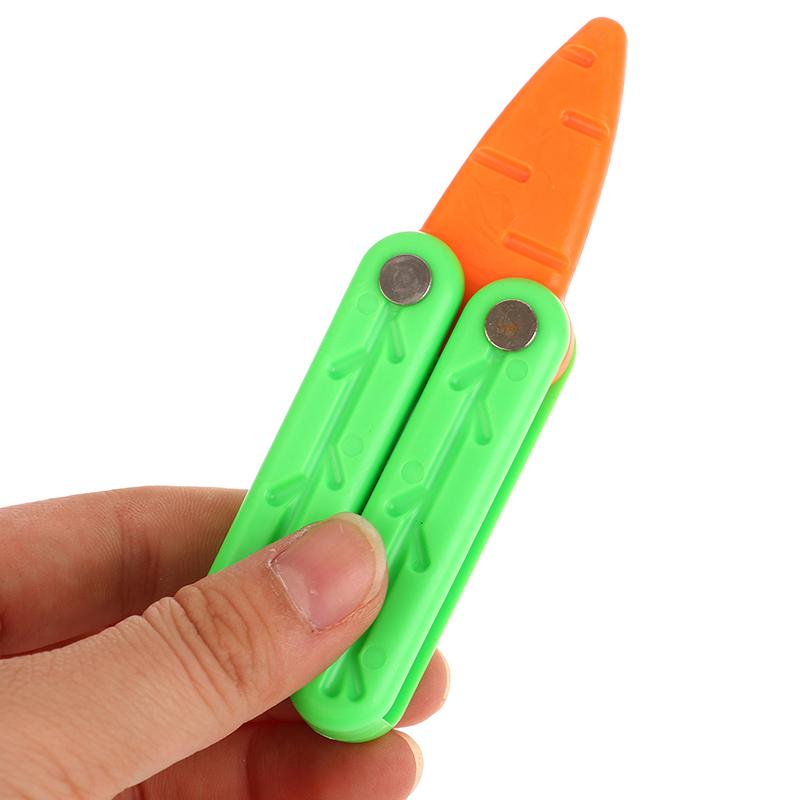 3D Printing Gravity Radish Knife Mini Carrot Model Push Card Decompressionn Toy Student Prize Children'S Cognitive Toys
