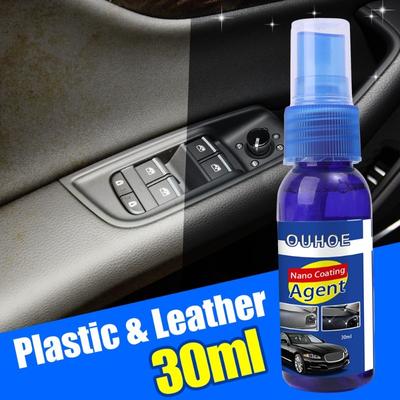 30ml Auto-Reinigungsspray Auto-Kunststoff-Innenraum-Sanierungsspray Instrumententafel-Polieren Staubdichtes Sitzpflegemittel