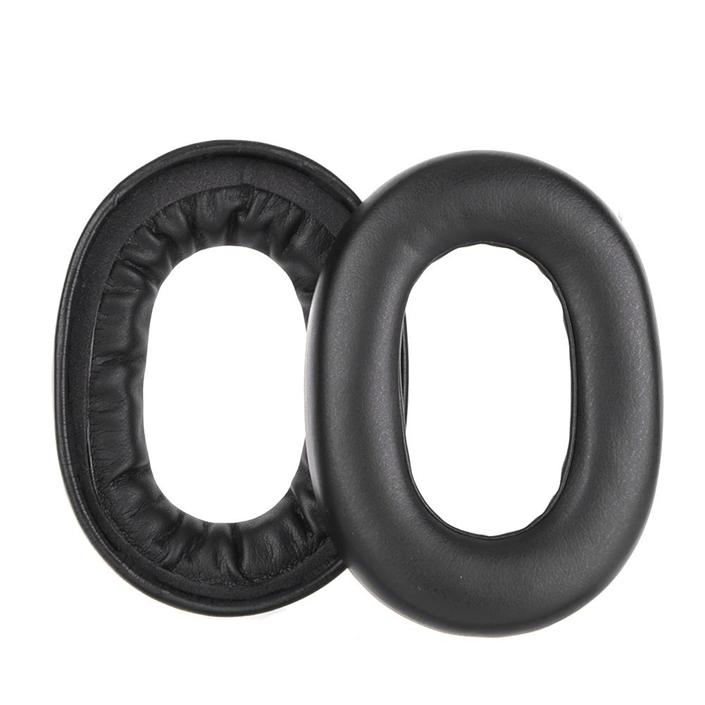1Pair Replacement Headphones Ear Cushions Noise Isolation Foam with Soft Protein Leather for Jabra Elite 85h Wireless Headphones