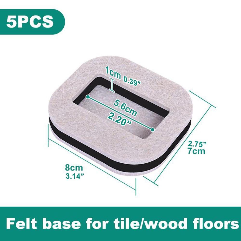 Anti Vibration Pad Wheel Fixing Pad Furniture Caster Cup Chair Wheel Stopper Chair Roller Feet Mat