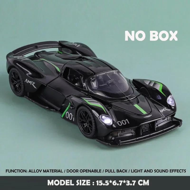 1:32 Aston Martin Valkyrie Alloy Car Model Diecasts Metal Sports Car Vehicles Model Simulation Sound Light Kids Toys Gift