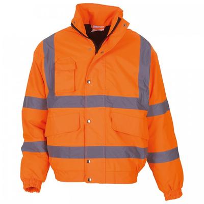 Unisex Adult Classic Hi-Vis Safety Bomber Jacket