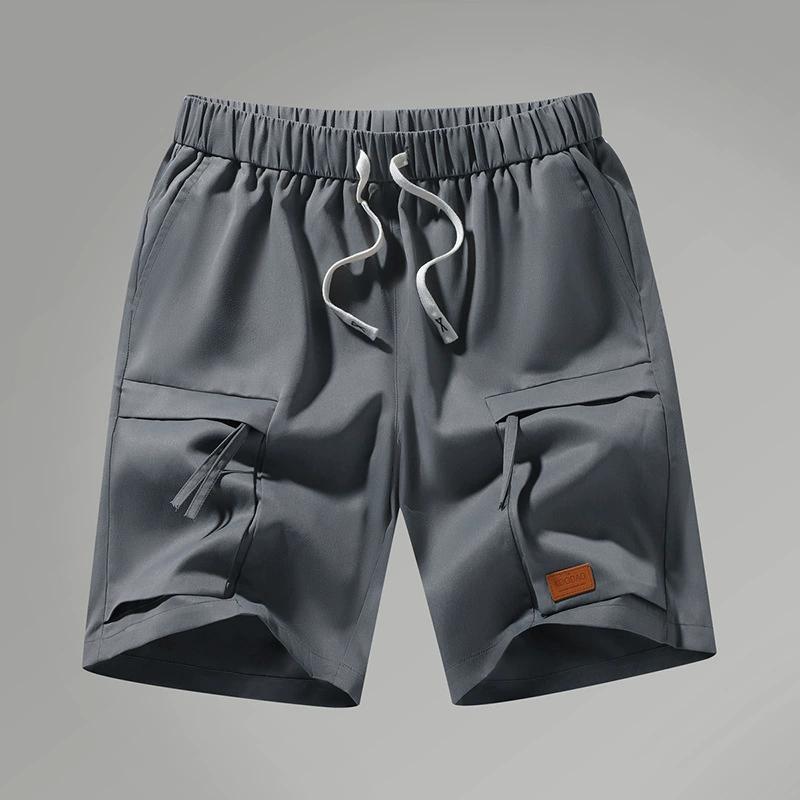 Work Shorts Men's Summer Lightweight Quick Drying Straight Leg Casual Sports Five Quarter Pants