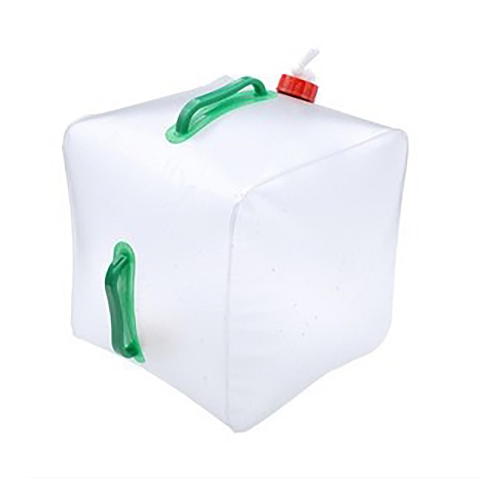 10/20L Portable Camping Water Bag Outdoor Leakproof Water Bucket Folding Drinking Water Container Bag with Faucet
