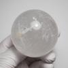 Stone Natural Mineral Crystal Sphere Quartz 4 200g [N2 Natural] (Quartz/Clear Sphere) "One-of-a-kind" Diameter Approx. 52mm,
