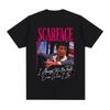 Film Scarface Vždy řekni pravdu, i když lžu Tričko Tony Montana Grafika Pánská móda Vintage Punk Trička nadměrné velikosti