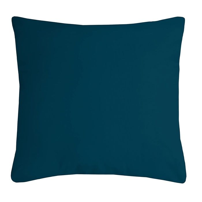 Coussin polyester uni 40 x 40 cm Pop color canard