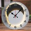 Moon Phase Wooden Round Silent Hanging Wall Clock, Suitable For Living Room, Office, Study Room, Bedroom, Home Decoration