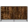 Sideboard Smoked Oak 134 x 35 x 76 cm Wood Based Panel