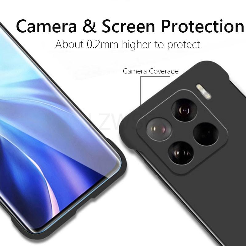 Ultra Thin Frameless Slim Matte Hard PC Back Cover Phone Case On For Xiaomi 15 Pro Xiaomi15 Pro 5G Candy Color Borderless Matte ShockProof Case