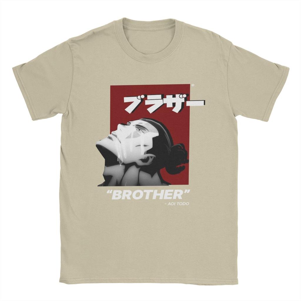 Aoi Todo Bratr JJK Anime Trička pro Muže Čistá Bavlna Ležérní Trička Kulatý Výstřih Tričko Krátký Rukáv Oblečení Párty
