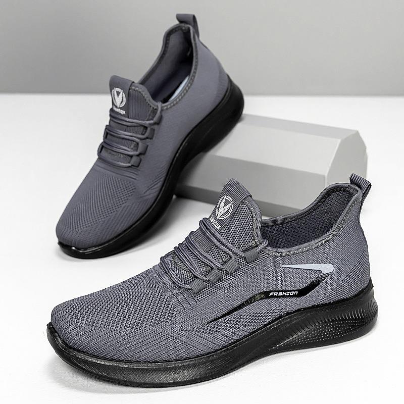 Shoes Men's Spring Casual New Men's Shoes Comfortable Casual Round Head Single Shoes Breathable Non-slip Wear-resistant Shoes