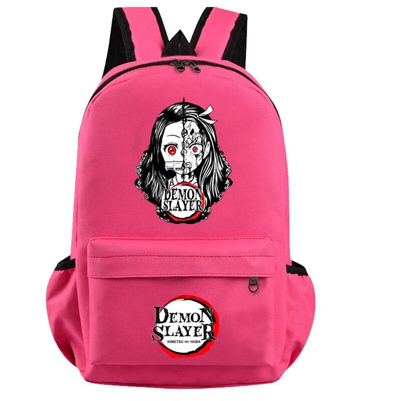 Anime Printing Laptop Bagpack Back To School Bokväska Tonårsryggsäck Unisex Mochilas tecknad ryggsäck Skolväskor för pojkeflicka
