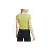 Nike One Fitted Dri-FIT Solid Color Crew Neck Slim Fit Casual Quick-Dry Crop Top Short Sleeve T-Shirt Women Tops Pear-Green FN2805-377