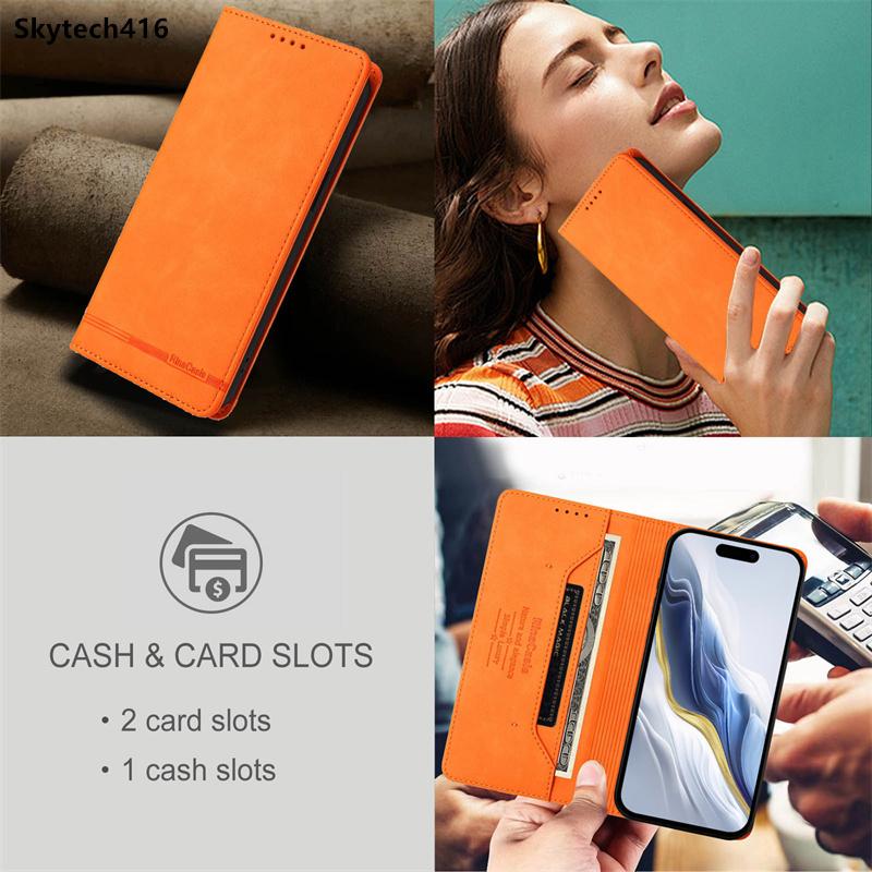 Flip Leather Case For Cubot A10 A20 A30 A40 Max 5 Note 40 60 P50 P90 X100 Casing Phone Cover Wallet Card Slot Shockproof Anti-Drop