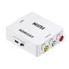 HDTV to AV Converter Box: White Series HDMI/VGA/AV Connector for Game Console to TV