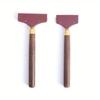 1Pc Practical Leather Gluing Tool Sandalwood Handle DIY Handcraft Glue Application Tools For Leathercraft Handmade