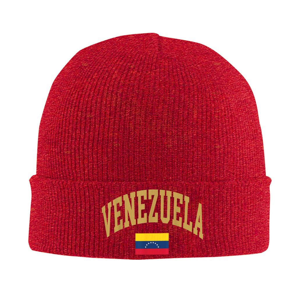 Men Women Unisex Venezuela Flag Beanie Hats Knit Hat Spring Kpop Caps Pattern Thermal Elastic Bonnet Hats
