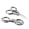 Telescopic Folding Scissors for Fishing: Stainless Steel, 8-Shaped Line Cutter, Ideal Fishing Gear Accessory.