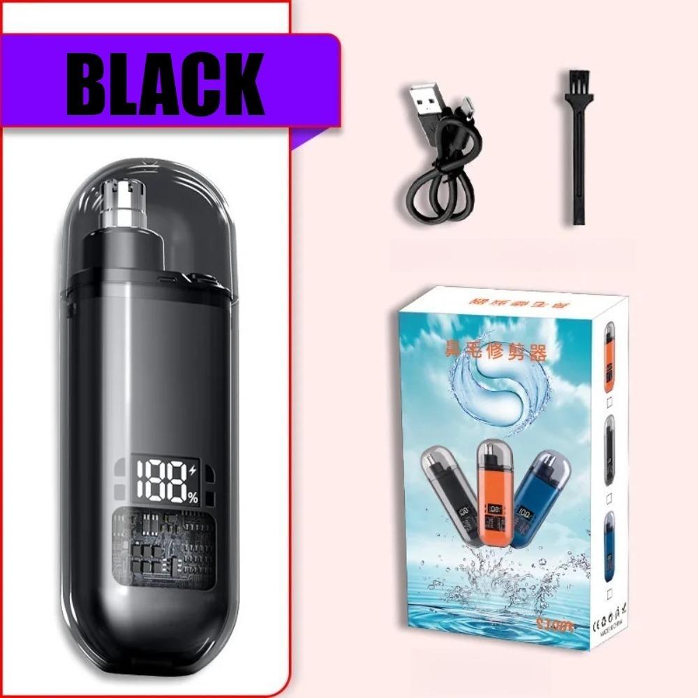 Nose Hair Trimmer Clipper for Men USB Rechargeable Professional Painless Portable Electric Eyebrow Ear Nose Hair Clipper Machine
