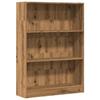 VidaXL Bookcase Artisan Oak 80x24x109 Cm Engineered Wood, Bookshelf, Book Holder, Book Support, 857843