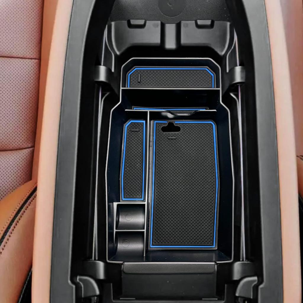 SHAOHAO for 2025 2026 Hyundai Tucson Lower Organizer for 2025 2026 Hyundai Tucson Accessories (Limited/Hybrid) Under Console Organizer Space Expand