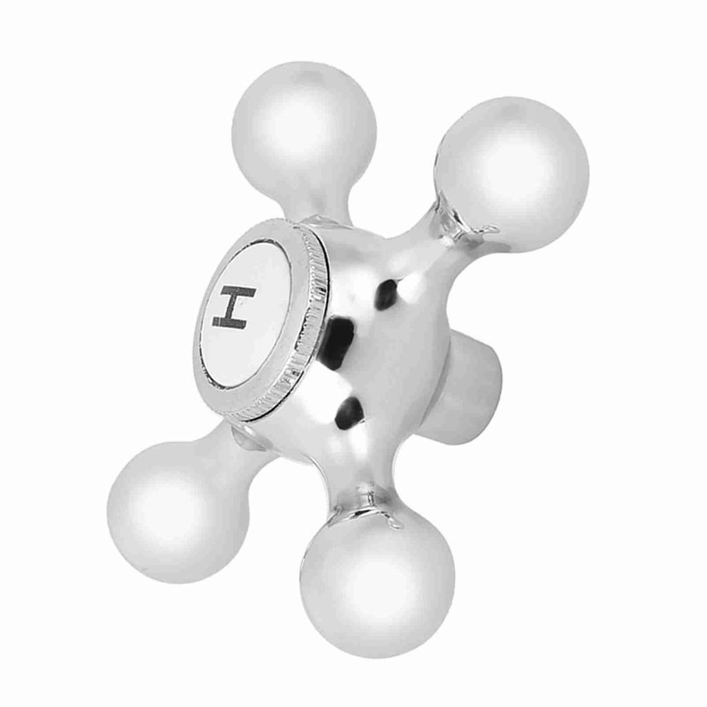 Unique Shape Bathroom Water Tap Copper Handle Faucet Handle for Home Use