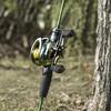 VISPREA Baitcasting Reel, Bait Finesse Reel, Fishing Reel, Lightweight, Max Drag 8KG, Shallow Spool,