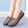 Women Moccasins Driving Shoes Comfort Casual Nurse Loafers Walking Shoes Summer Grey Black Hollow Shoes Plus Size