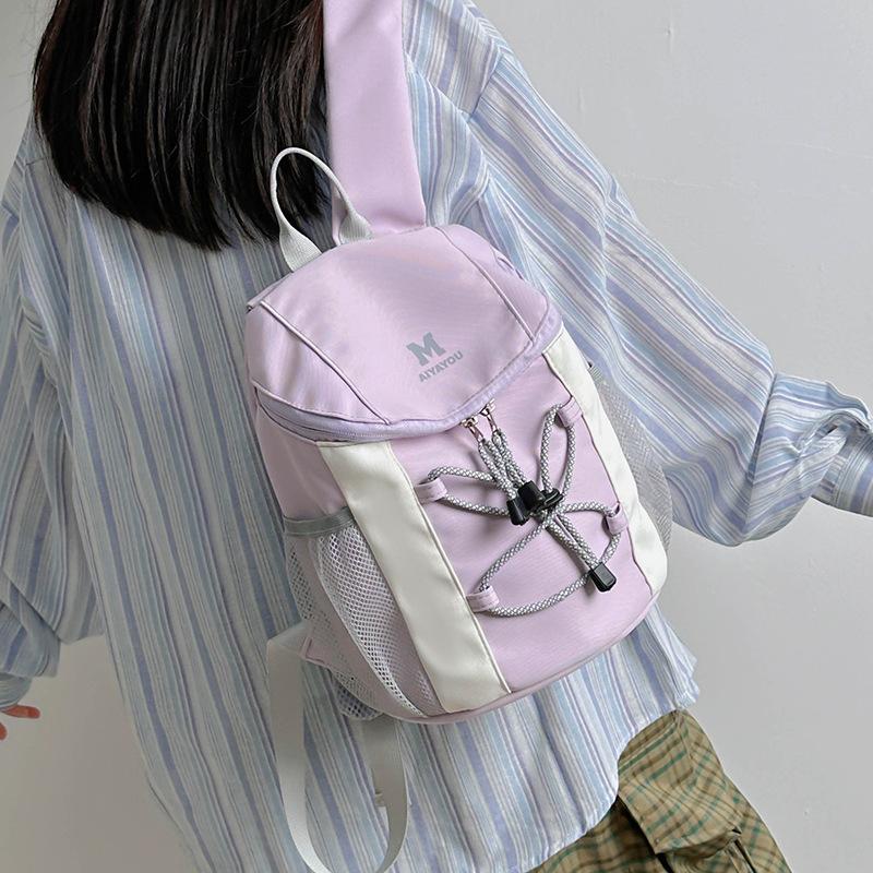 School bag, casual backpack, fashion cycling backpack, versatile and lightweight travel backpack.