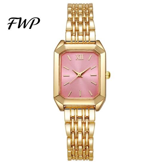 Modern Minimalist Watch Ladies Light Luxury Style Square Dial Steel Elegant Women Wristwatch Strap Embellishment for Office Party Date Night Quartz
