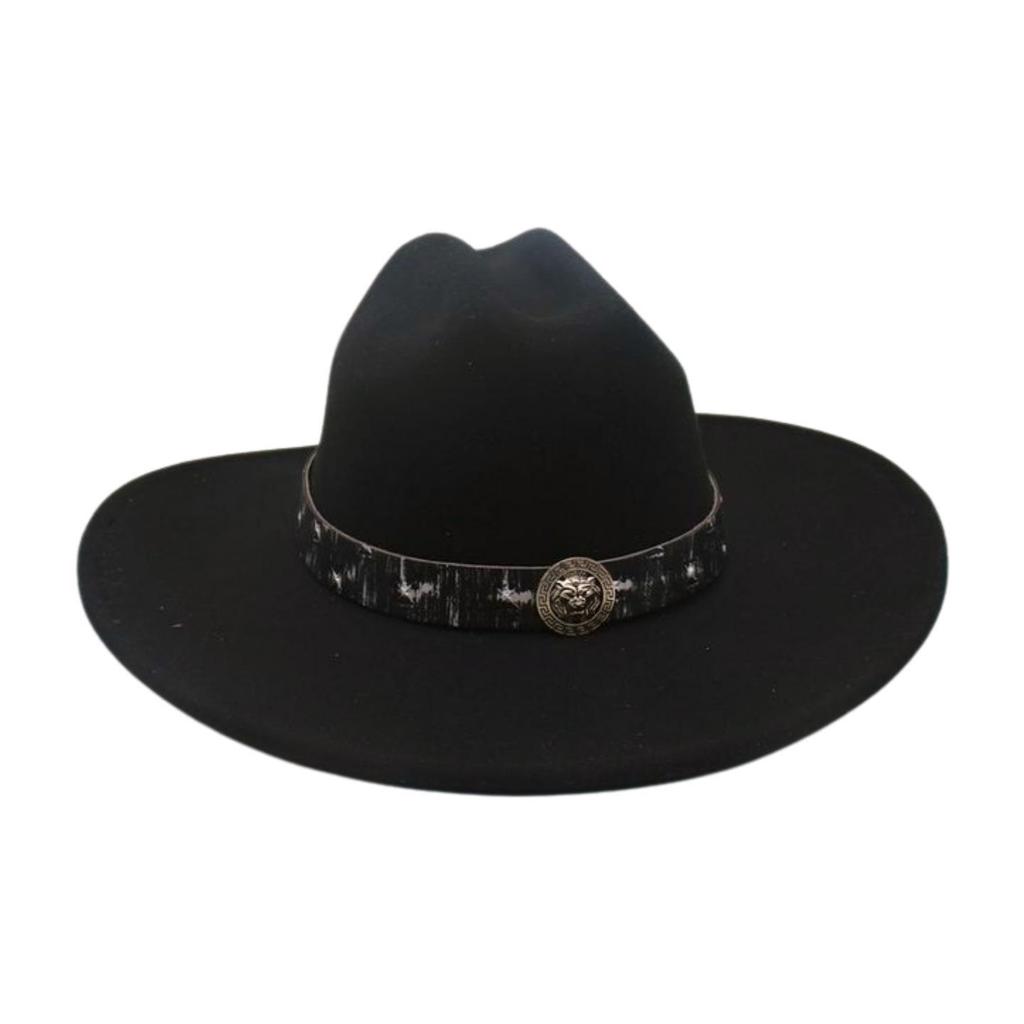 Outdoor Travel Fashion Sweet And Spicy Decorative Top Hat Wear Street Shot Retro Jazz Hat Popular Western Cowboy Hat