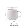 Fuxing Keramik-Tasse mit Felsenstruktur